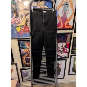 Topshop Moto Joni Black Skinny Jegging Sz 28
